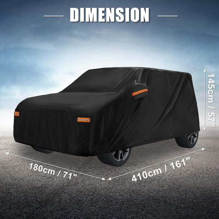 X AUTOHAUX Durable Autoabdeckung für Kia Soul (2009-2025) - Wasserdicht, Winddicht und Allwetterschu
