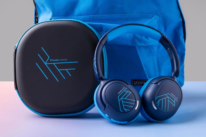 PowerLocus Bluetooth Kopfhörer Kinder, Aktive Geräuschunterdrückung, 70H Spielzeit, 74/85/94dB Siche