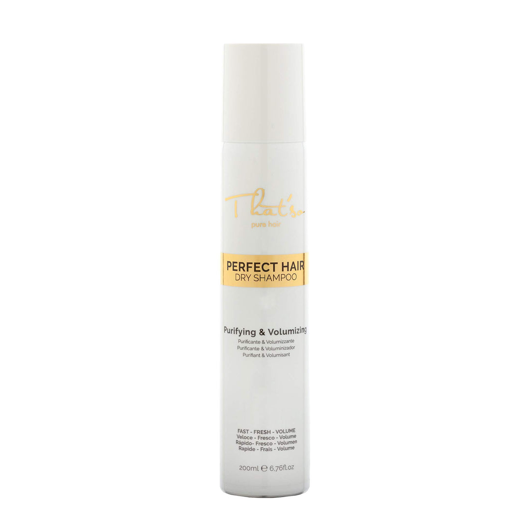 That'So Perfect Hair Dry Shampoo - Reinigendes und voluminöses Trockenshampoo mit grünem Tee, Seiden