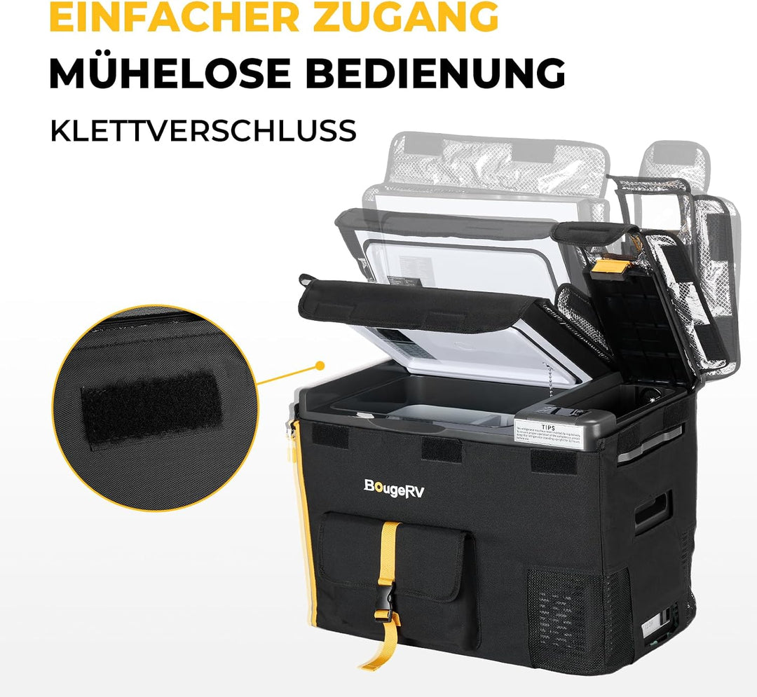 BougeRV Wasserfest und Isoliert Schutzhülle für CR PRO Kühlbox, 600D Oxford Tragetasche(Kühlbox Nich