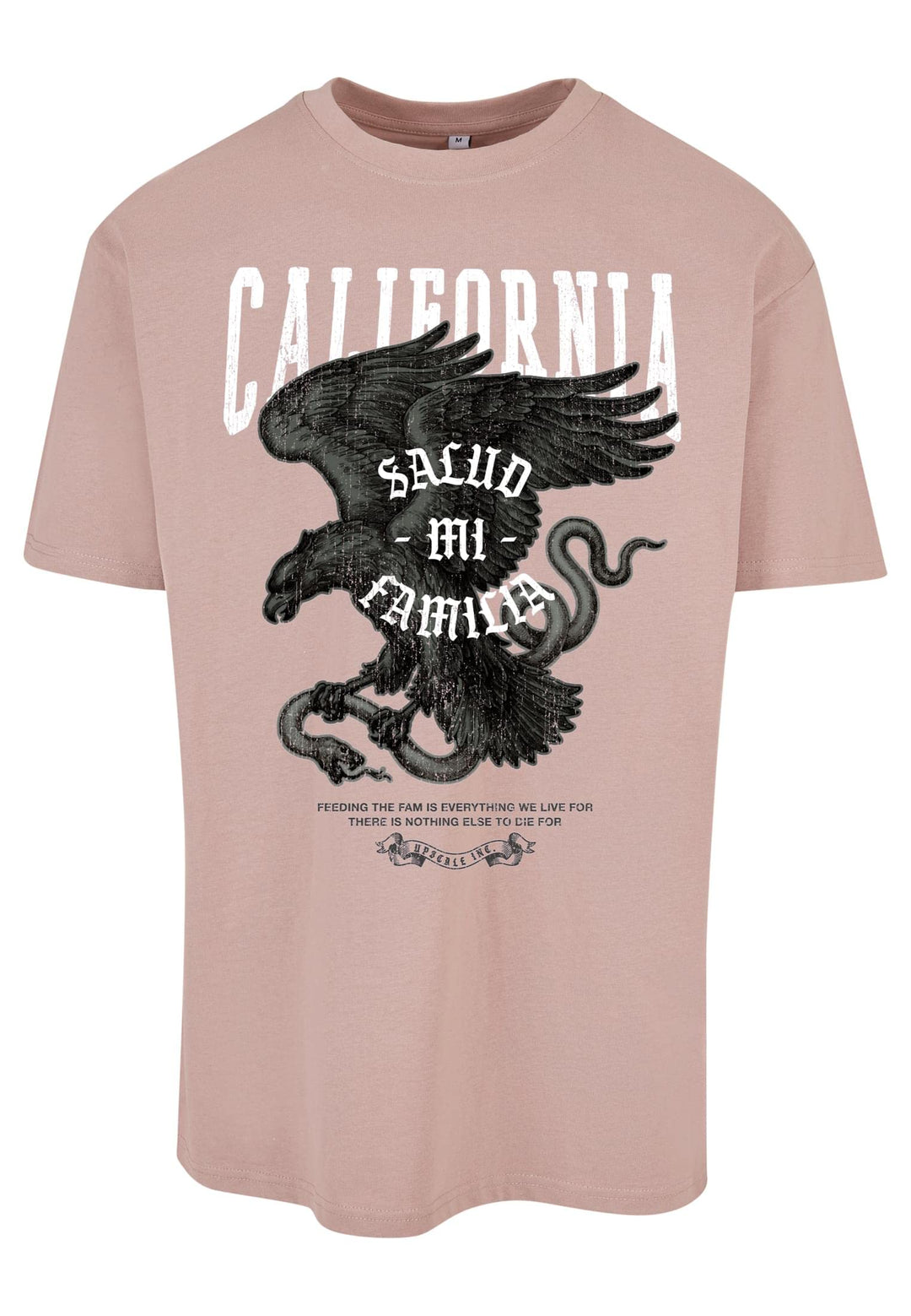 Mister Tee Unisex La Familia Oversize Tee T-Shirt XL Duskrose, XL Duskrose