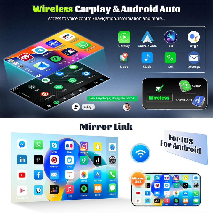 4G+64G CAMECHO Android 13 Carplay Autoradio 2Din für Mercedes Benz Smart Fortwo W451 2011-2015 mit A