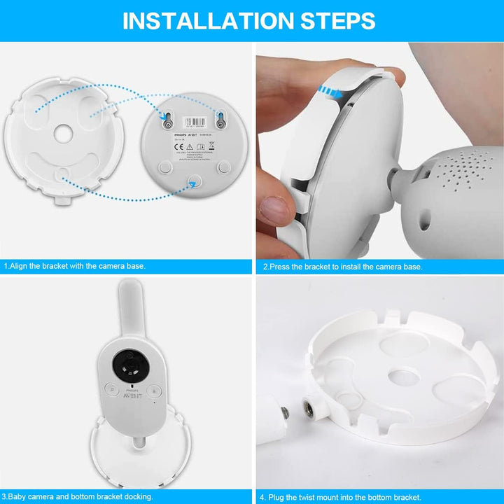 Halterung für Philips Avent Babyphone SCD833/26, Baby Kamera Halter für Philips Avent SCD891/26, Bab