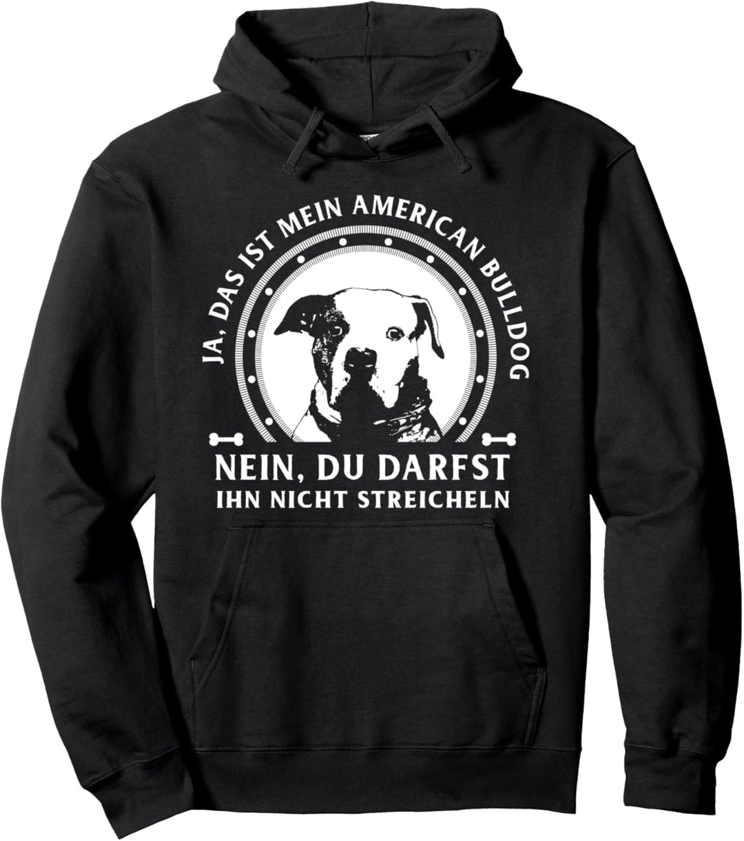 Ja das ist mein American Bulldog Geschenk Pullover Hoodie