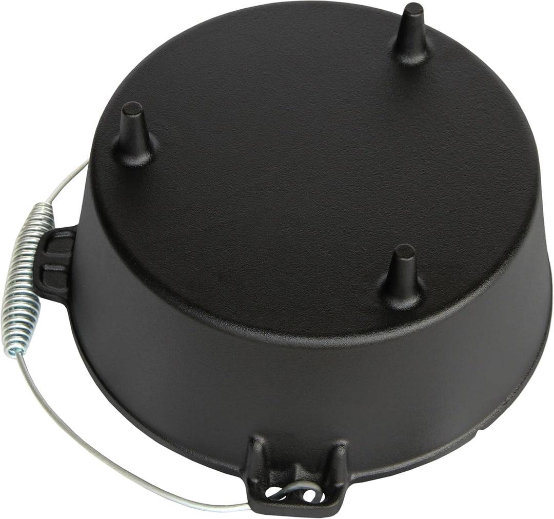 Dutch Oven Set Gusseisen 1,8L-13,6L – Feuertopf mit Deckelheber, Schmortopf mit & ohne Füsse, Schlit