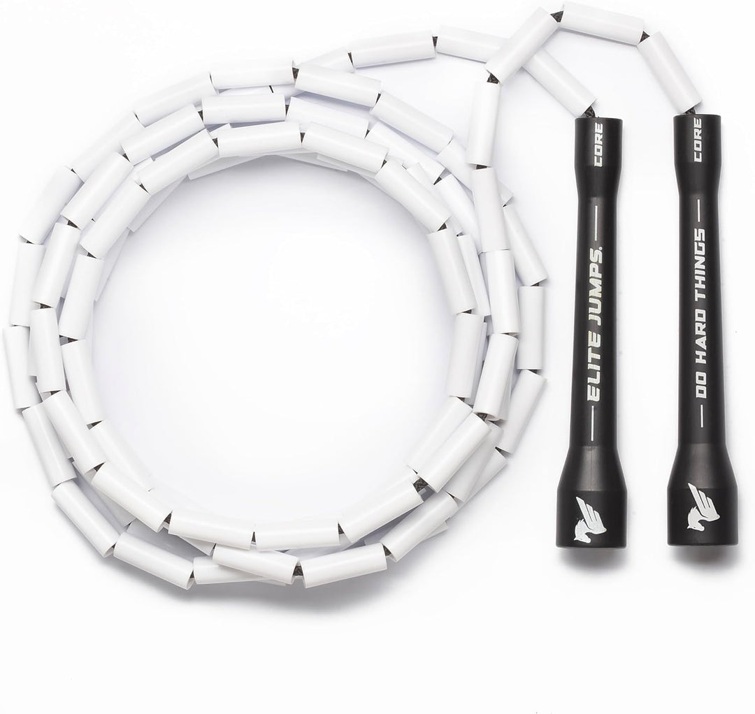 Elite SRS; Do Hard Things, Beaded Jump Rope - Adjustable Jump Ropes for Fitness with Unbreakable Han