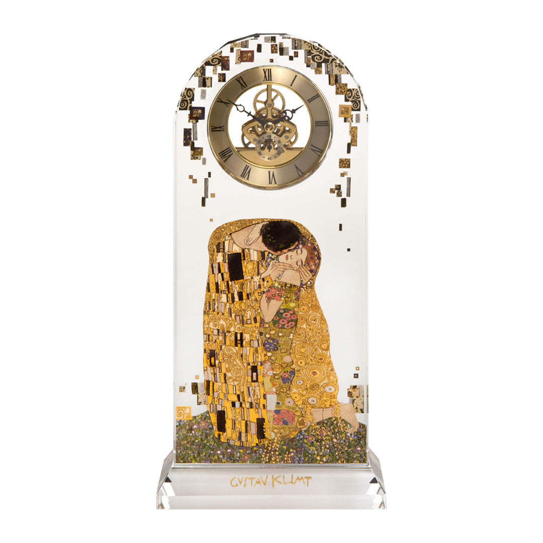 Goebel - Artis Orbis Der Kuss - Tischuhr 15.00 x 6.00 x 32.00 cm, Bunt