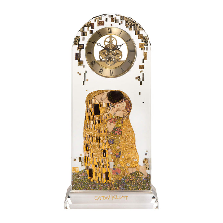 Goebel - Artis Orbis Der Kuss - Tischuhr 15.00 x 6.00 x 32.00 cm, Bunt
