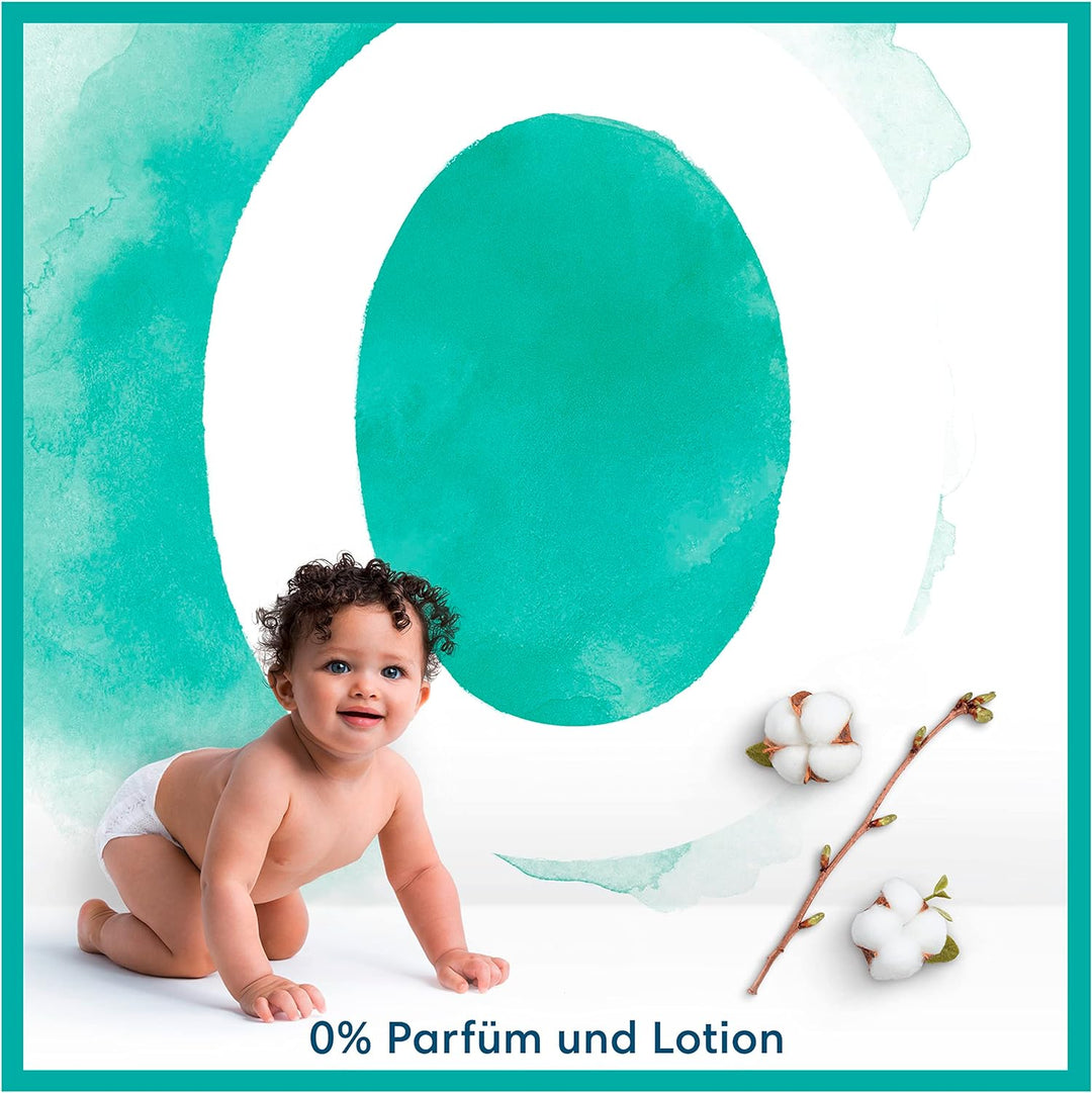 Pampers Baby Windeln Grösse 2 (4-8 kg) Harmonie, HALBMONATSBOX, Sanfter Hautschutz Und Pflanzenbasie