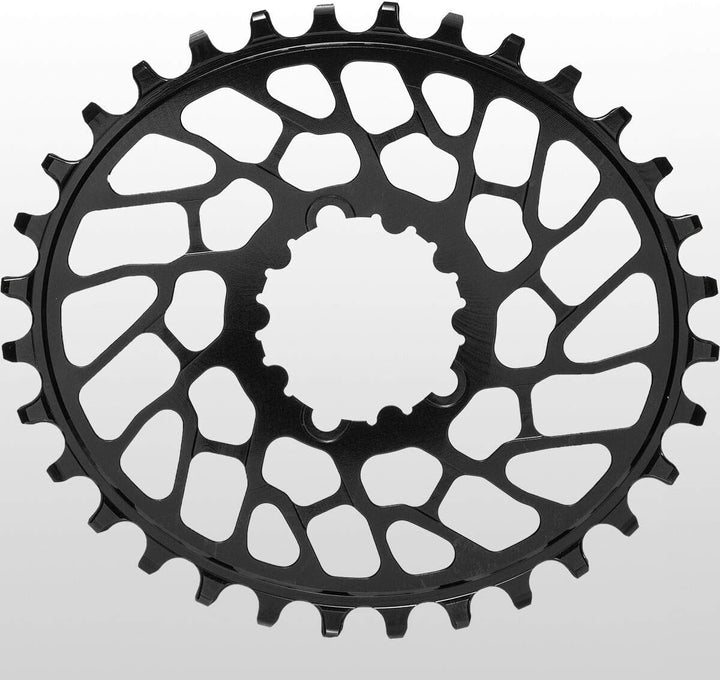 ABSOLUTE BLACK SRAM Ovales Kettenblatt mit Direktmontage. Schwarz 32T, Schwarz 32T