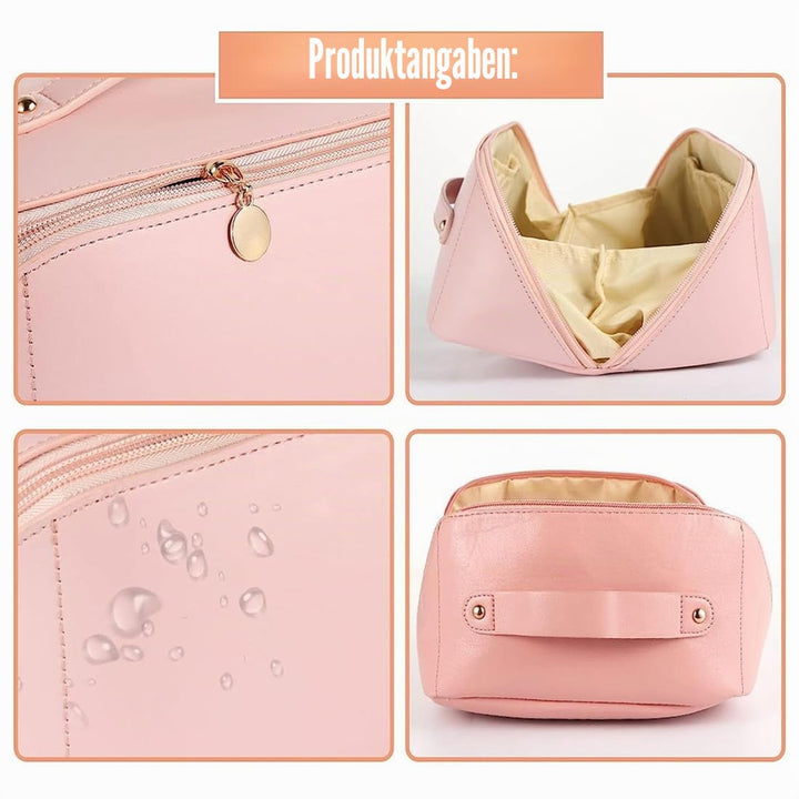 1PCS Make-Up Taschen,Gross Kapazität Kosmetiktasche Damen,Wasserdichter Tragbare Reise Make Up Tasch