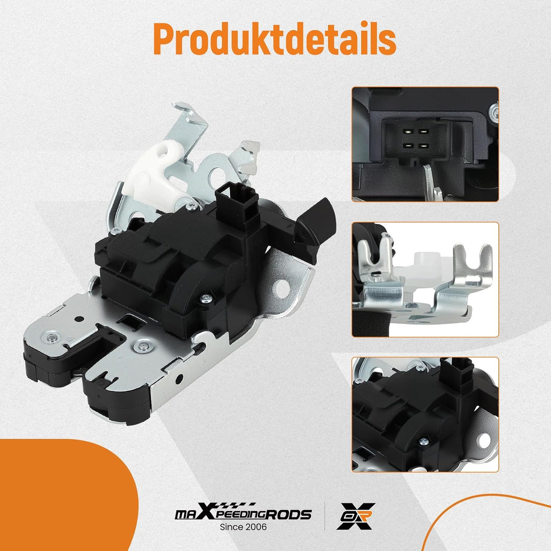 maXpeedingrods 8K9827505A Heckklappenschloss Hinten für Audi A1 A3 A4 A5 A6 A7 Q3 Q5 Q7 TT Kofferrau