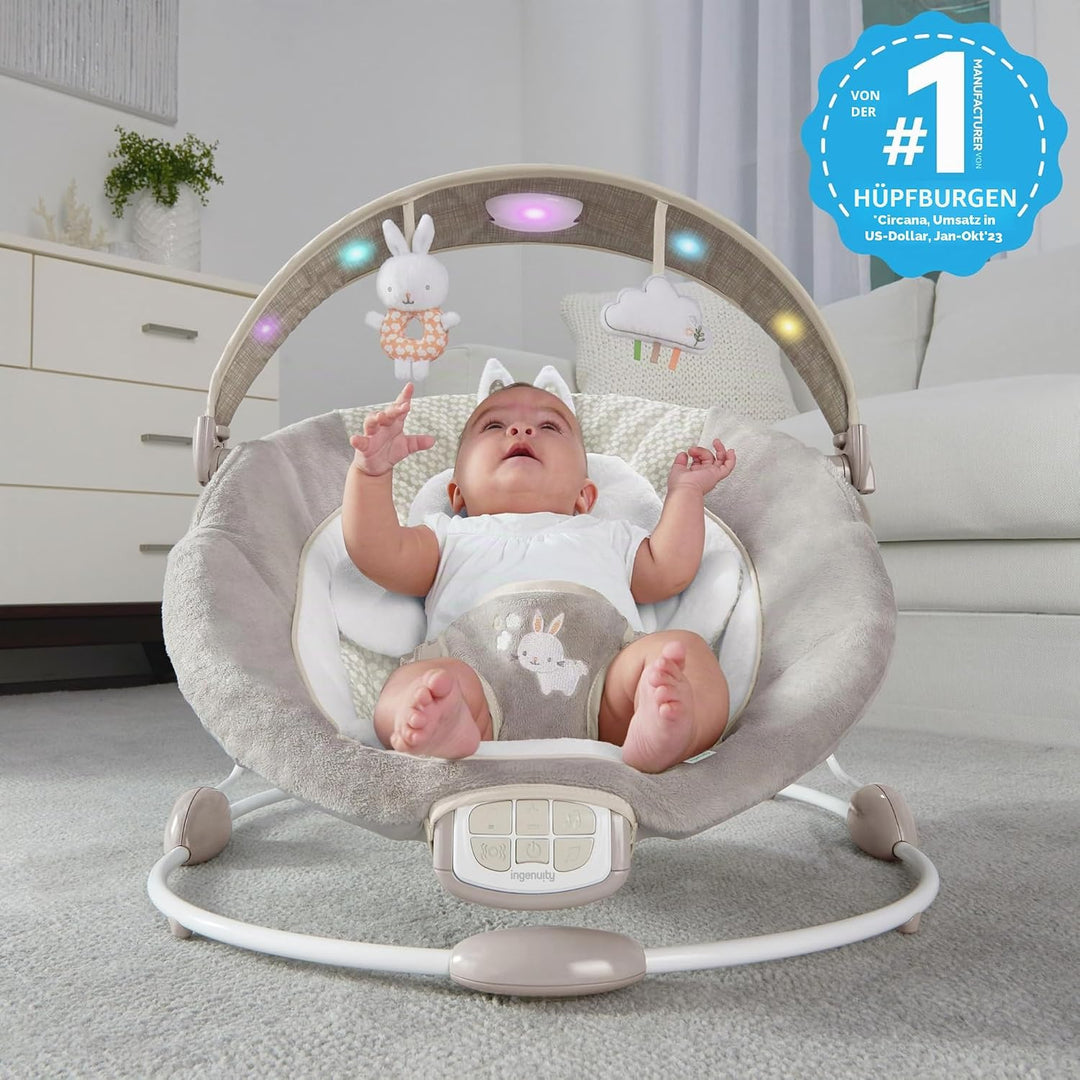 Ingenuity, Twinkle Tails, Babywippe mit Vibrationen, Lichtern, Melodien, Lautstärkeregler und vielem