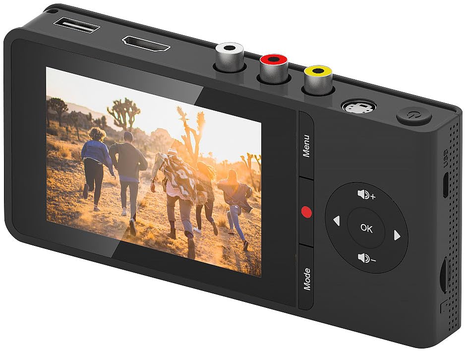 auvisio Videorekorder: Video-Rekorder mit Analog-Eingängen, Farb-Display, USB, SD, 60 B./Sek. (analo