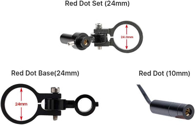 Cloudray Diodenmodul Red Dot Set Lochdurchmesser 24mm Positionierung DC 5V Für DIY Co2 Laserkopf Red