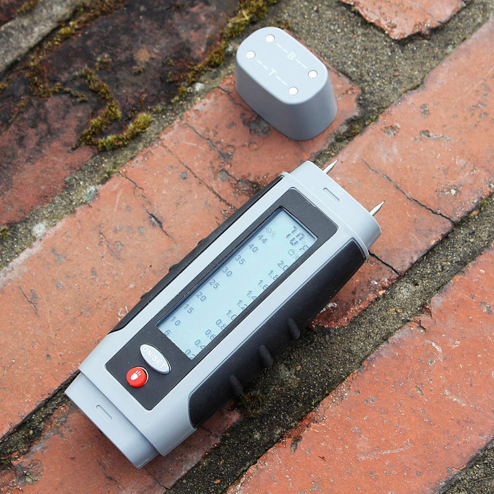 Testgerät Feuchtigkeitsdetektor - Feuchtemesser mit Digitalanzeige - Raumtemperatur - LED - Für vers