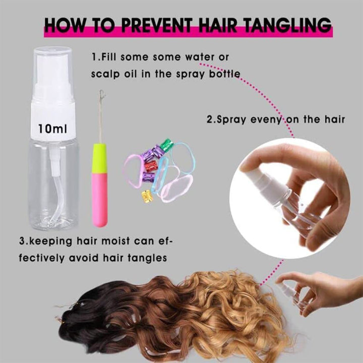 WoWCFyyds 8 Packs French Curl Braiding Hair 20 Inch Loose Wave Spiral curly braiding hair extensions