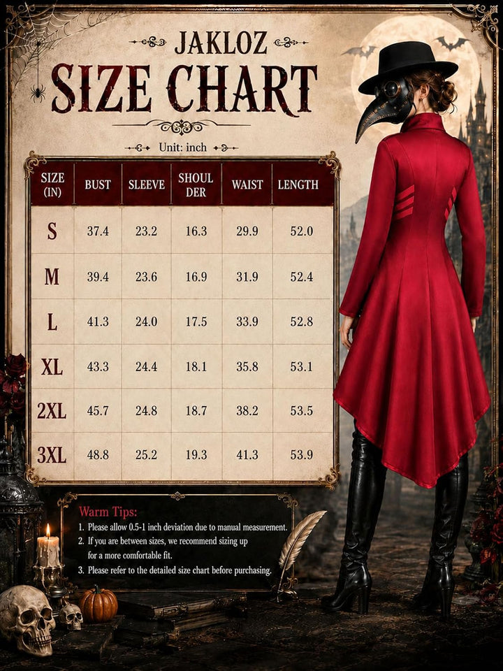 Damen Steampunk Vintage Frack Jacke Unregelmässiger Saum Gothic Kleidung Viktorianischer Gehrock Lan