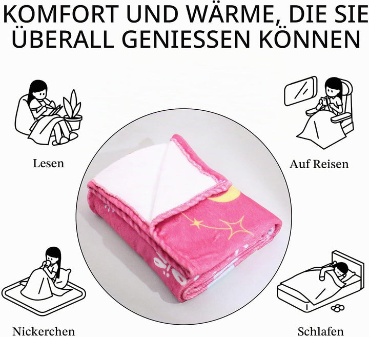 Original Renteneintritt Geschenke für Oma Frauen Kuscheldecke Geschenke für Grossmutter Weihnachten