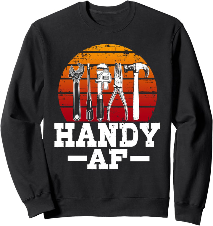 Handwerker Geschenke Lustige Retro Arbeitsgeräte Vatertag Sweatshirt