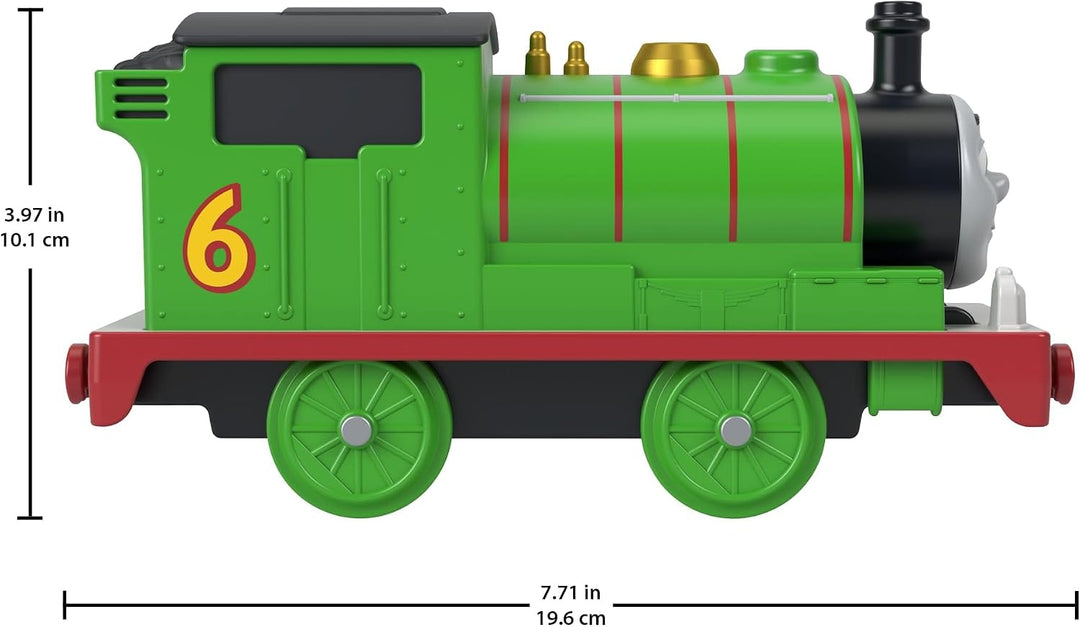 Thomas &amp; Friends von Fisher-Price Grosse sprechende Percy Lok | Spielzeugzug mit Knopf für Zuggeräus