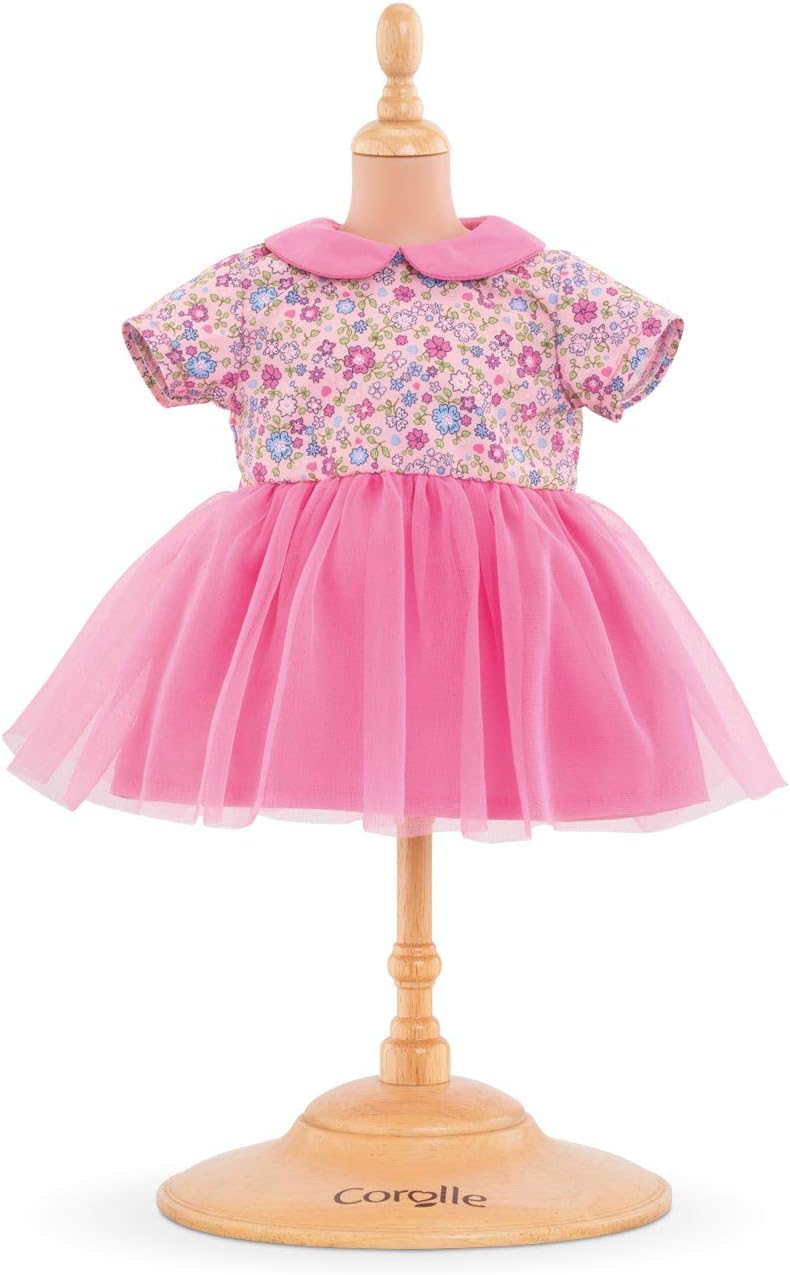 Corolle - Mon Grand Poupon, rosa Kleid, für Puppen, 36 cm, ab 2 Jahren, 9000140580