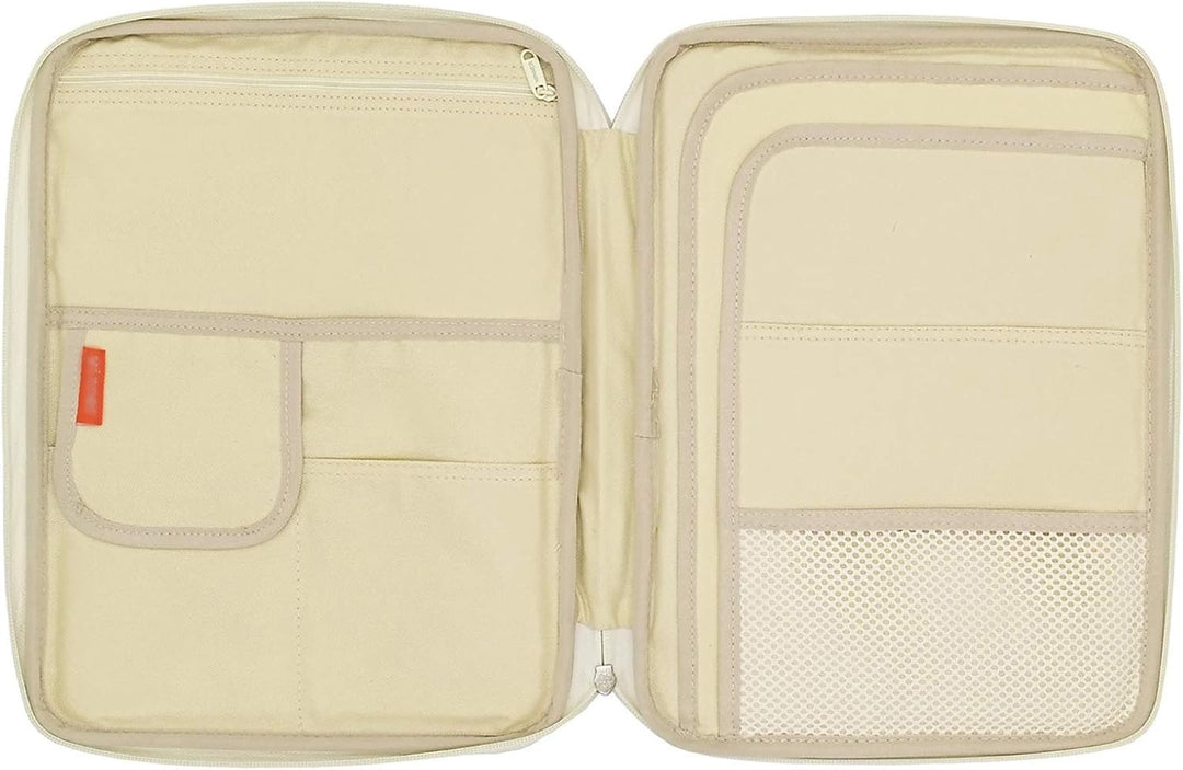 El-fmly Dokument A4 wasserdichte Tasche Organizer Portfolio Reissverschluss tragbar für iPad Noteboo