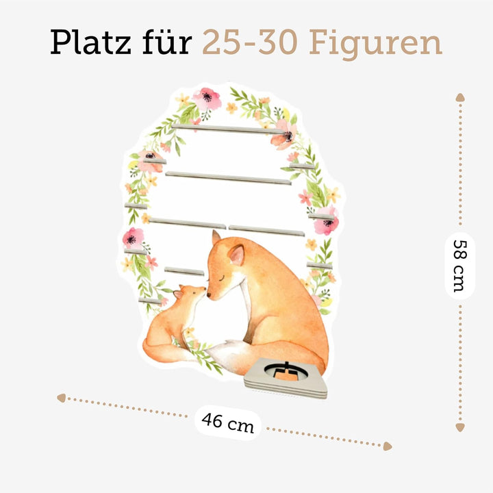 Farbklecks Collection Musikboxregal Blumenkranz mit Fuchs