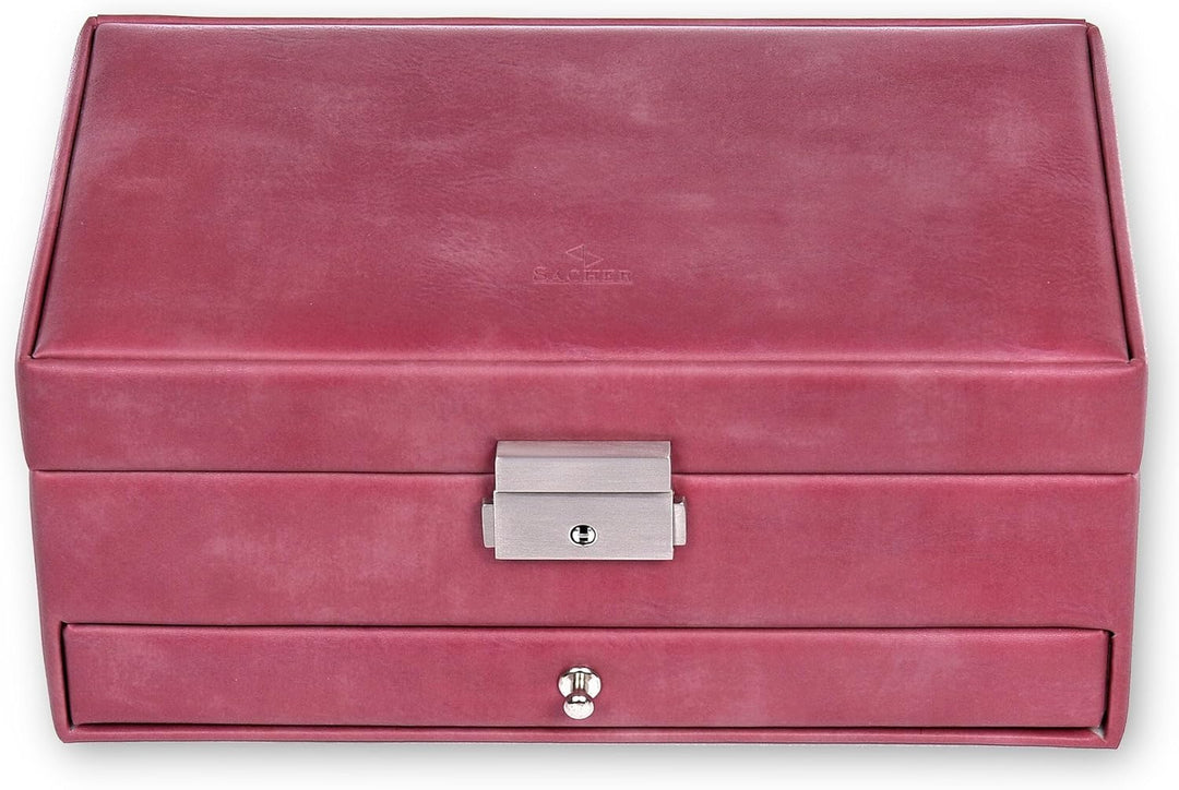SACHER Schmuckkasten Helen - Handmade in Germany - Breite 24 cm (alt rosé), Alt Rosé
