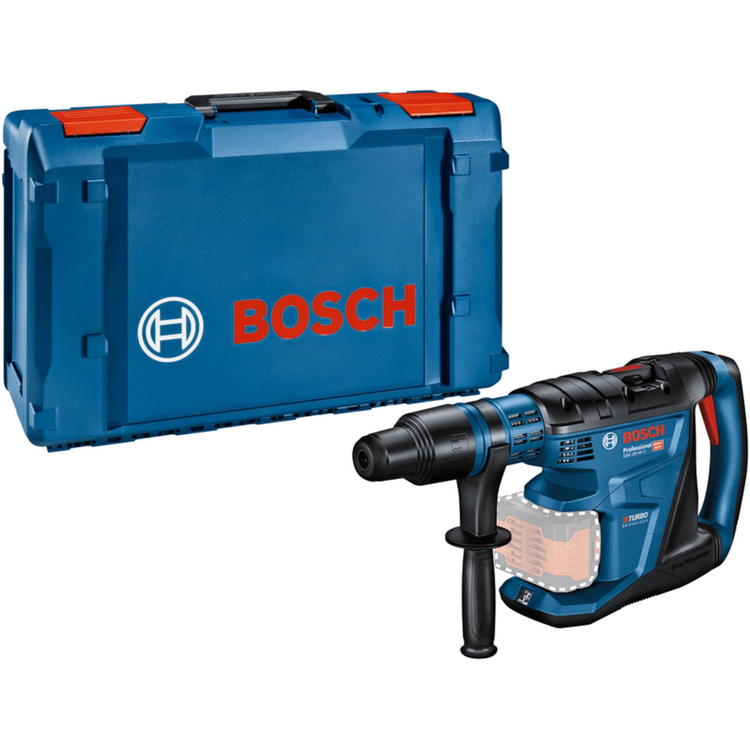 Bosch Professional 18V System BITURBO Akku Bohrhammer GBH 18V-40 C (inkl. Maschinentuch, Fetttube, Z
