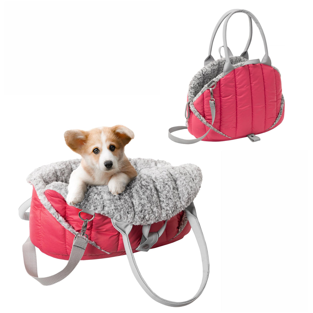 Hundetragetasche, Vertellbar, Schultergurt, Haustiertragetasche, Transport, Katzentasche, Reisetasch