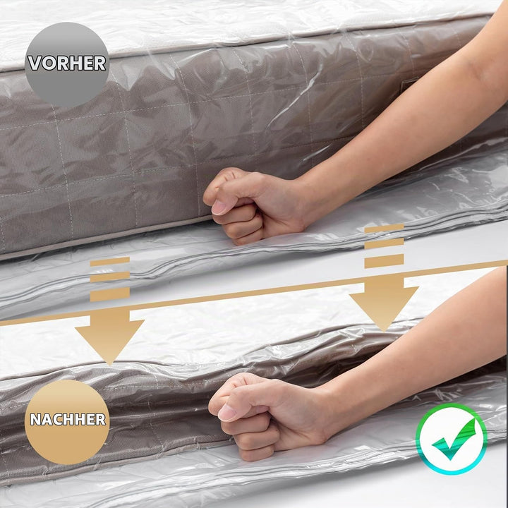 TAILI Vakuumbeutel für Matratzen Vakuumierbeutel Matratze Super King Size 250 x 239 CM für Umzug und