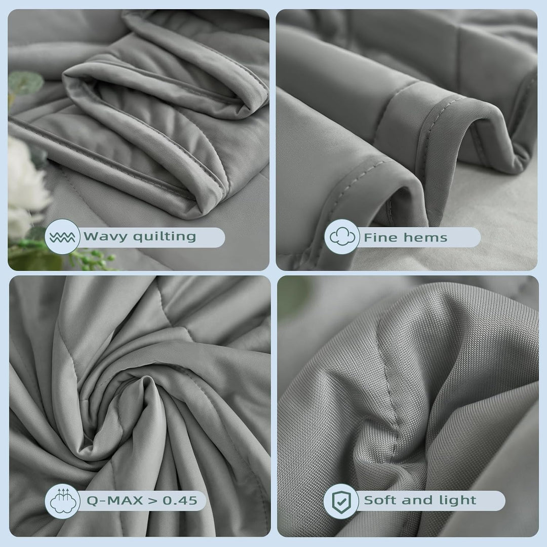 Laneetal Kühldecke leichte Sommerdecke mit Arc-Chill Q-Max > 0,45 Kühlfasern selbstkühlende Decke fü