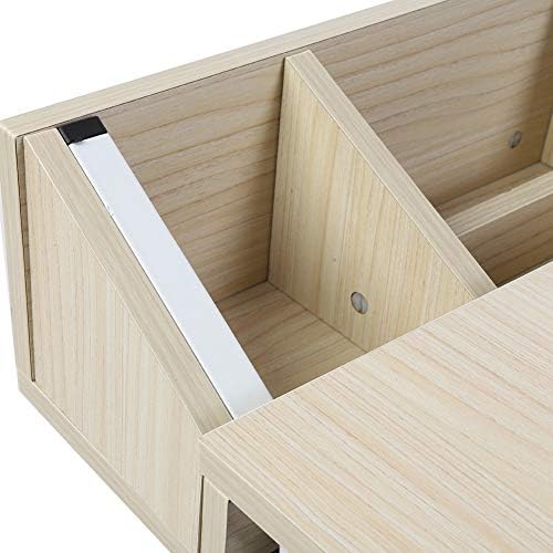 Cocoarm Betttisch Auf Rollen Abnehmbarer Laptop-Schreibtisch Mit Rollen, Schublade, Multifunktional,