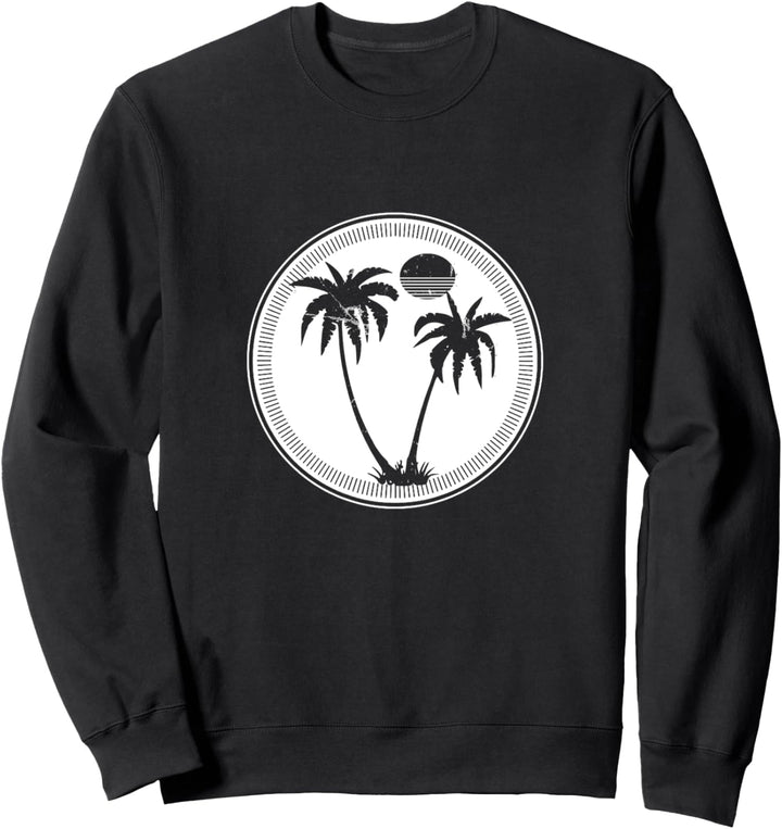 Awesome Vintage Palm Tree Sweatshirt