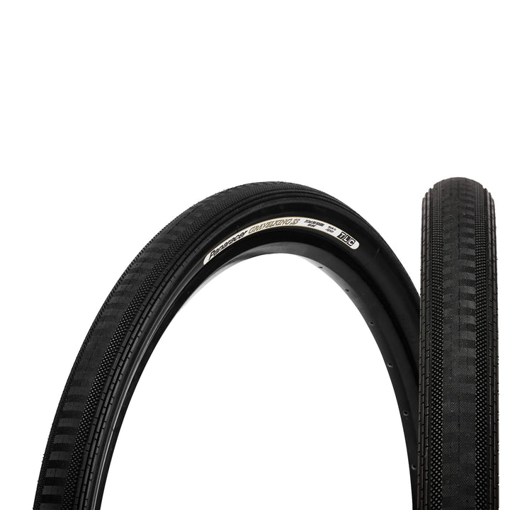 Panaracer GravelKing Semi Slick TLC Faltreifen 27.5 x 1.90 schwarz / schwarz, 27.5 x 1.90 schwarz /