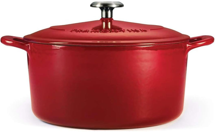 Tramontina Bestow Bräter Gusseisen 6,2L Ø 28 cm, Emailliert, Induktion, Backofengeeignet bis 230°C,