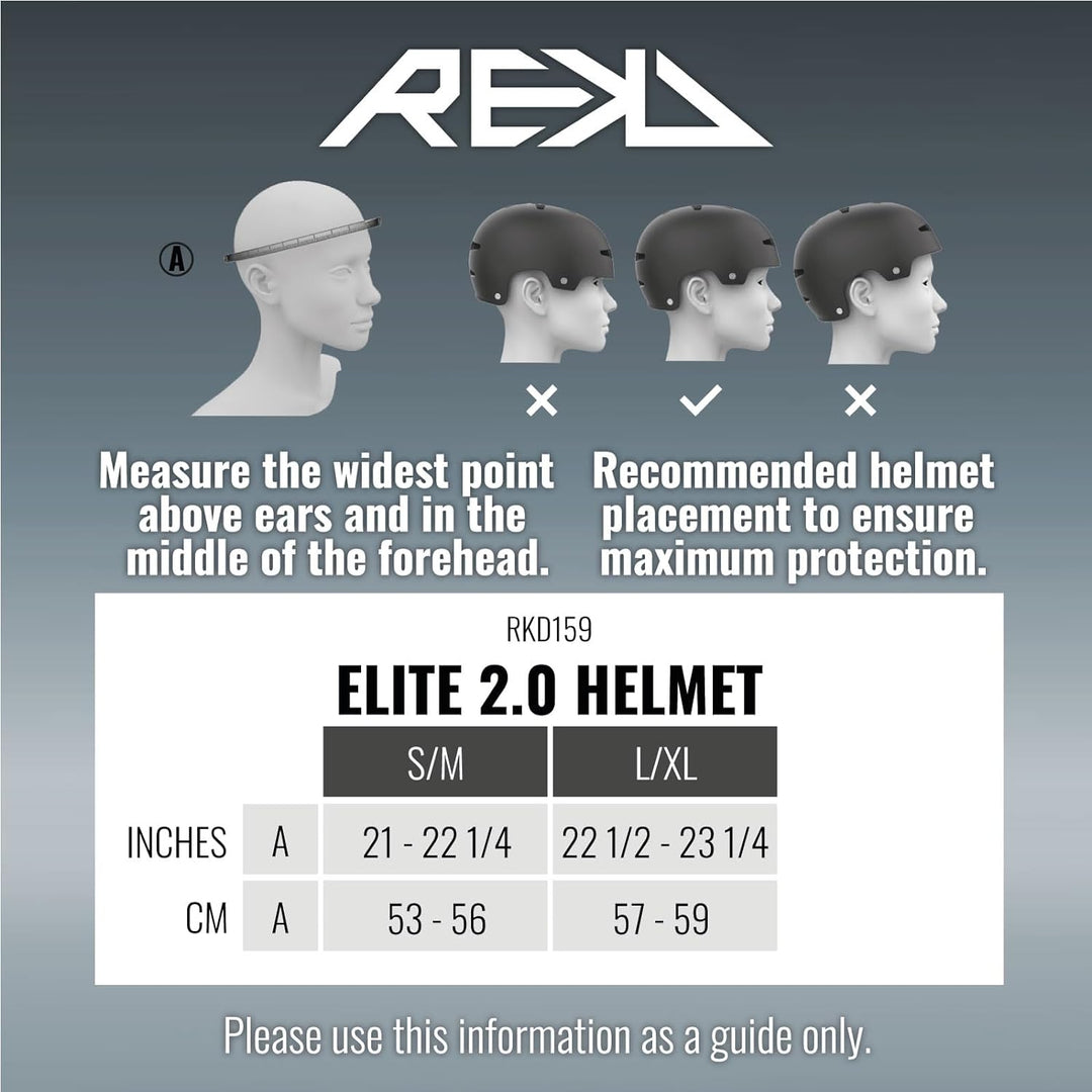 Rekd Elite 2.0 Helmet Helm S/M (53-36cm) Blue (blau), S/M (53-36cm) Blue (blau)
