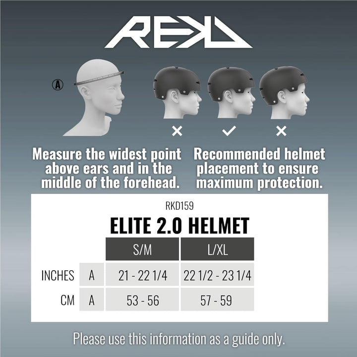Rekd Elite 2.0 Helmet Helm S/M (53-36cm) Blue (blau), S/M (53-36cm) Blue (blau)