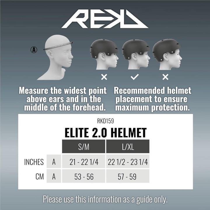 Rekd Elite 2.0 Helmet Helm S/M (53-36cm) Weiss, S/M (53-36cm) Weiss