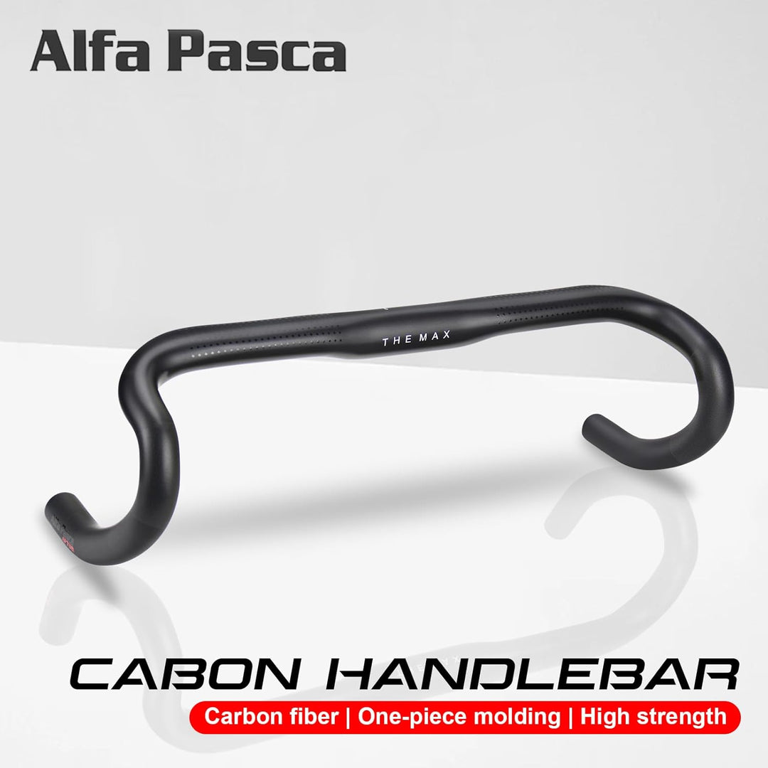 Alfa Pasca rennrad lenker 31.8 drop lenker kohlefaser rennrad lenker UD mat schwarz rennradlenker re