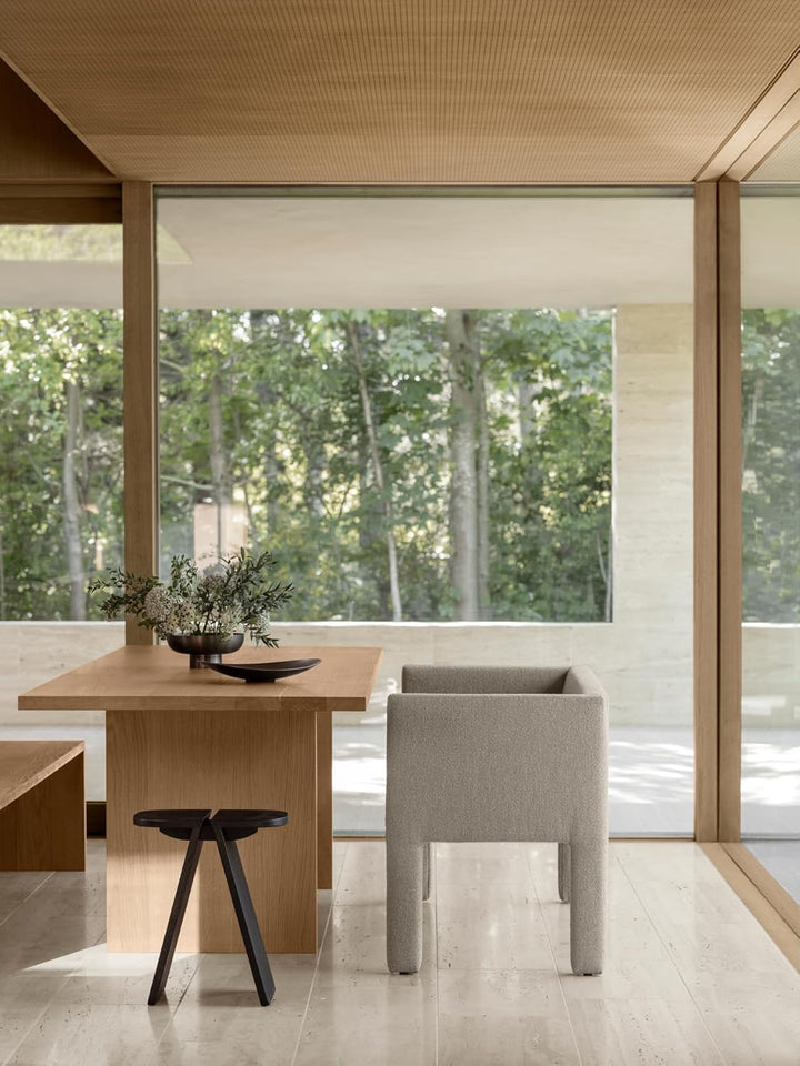 blomus Vase MIYABI | Blumenvase aus Edelstahl | Dekovase Farbe Burned Metal | Grösse M | Ø23 x 10H c