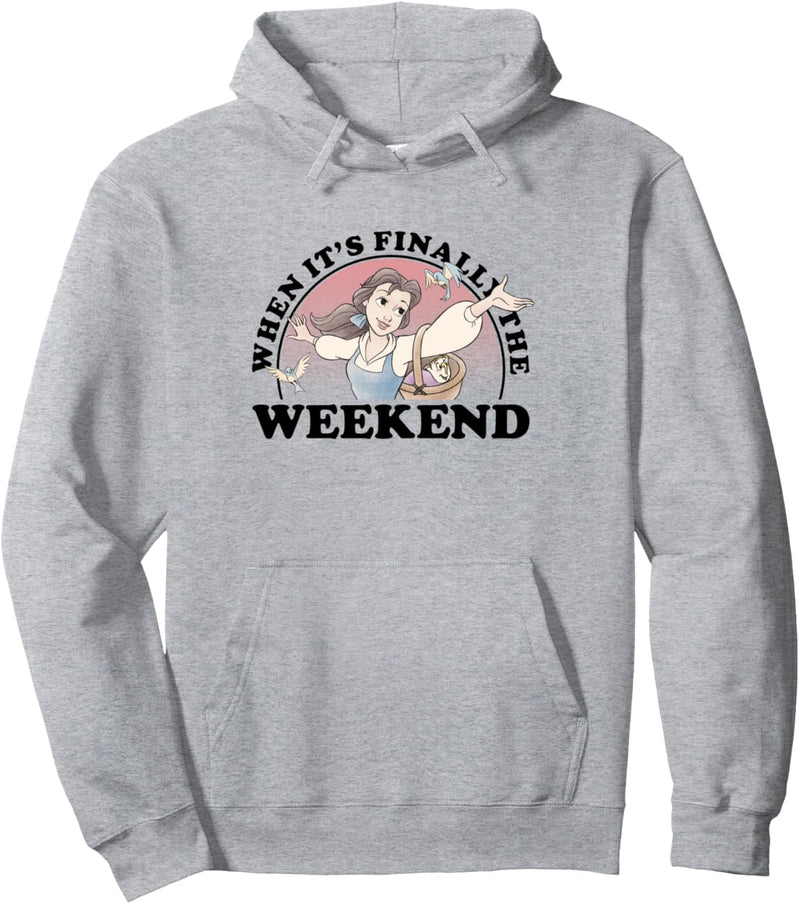 Disney Beauty And the Beast Belle Finally The Weekend Pullover Hoodie