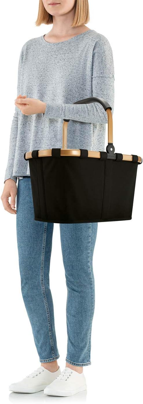reisenthel carrybag frame gold/black Masse 48 x 29 x 28 cm/Volumen: 22 l