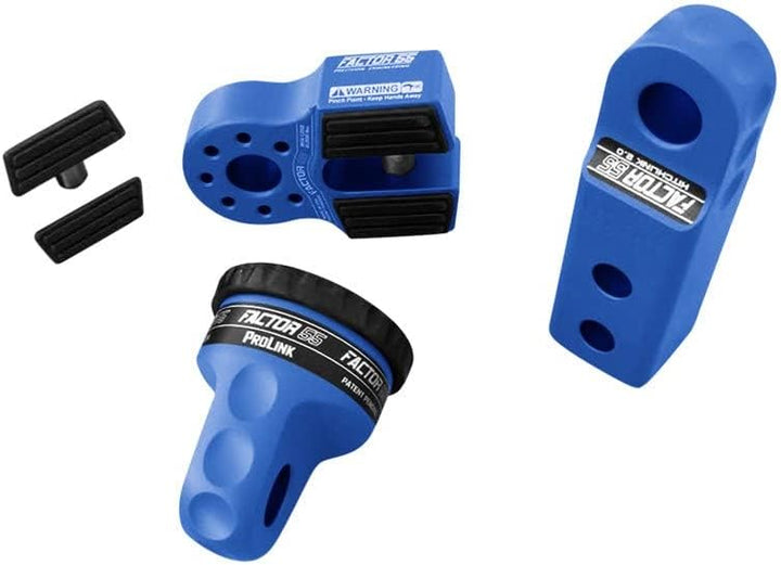 Factor 55 Flatlink 00050-02 Seilwinde Schäkelhalterung, Blau, Standard