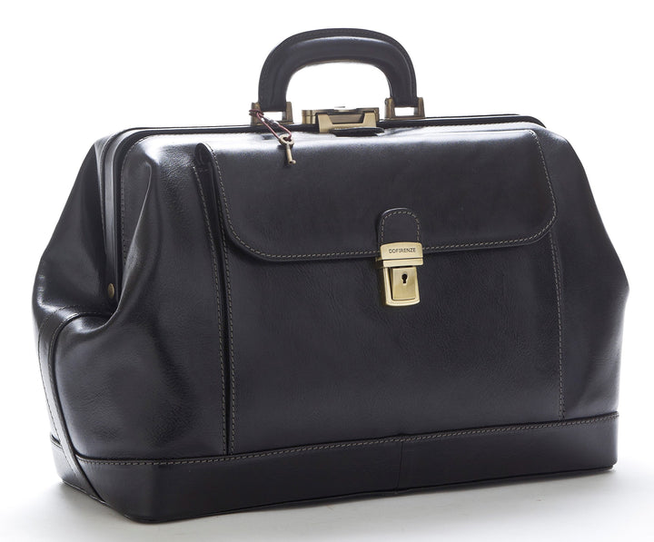 DD Firenze D&D - Arzttasche Classic - Made in Italy Nero, Nero