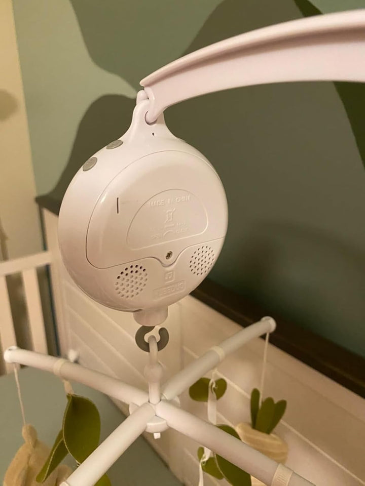 Mobile Baby,Baby Spieluhr mit 35 Musik,Einstellbare Lautstärke,Einfach anzubringen,Stoppt nach 30 Mi