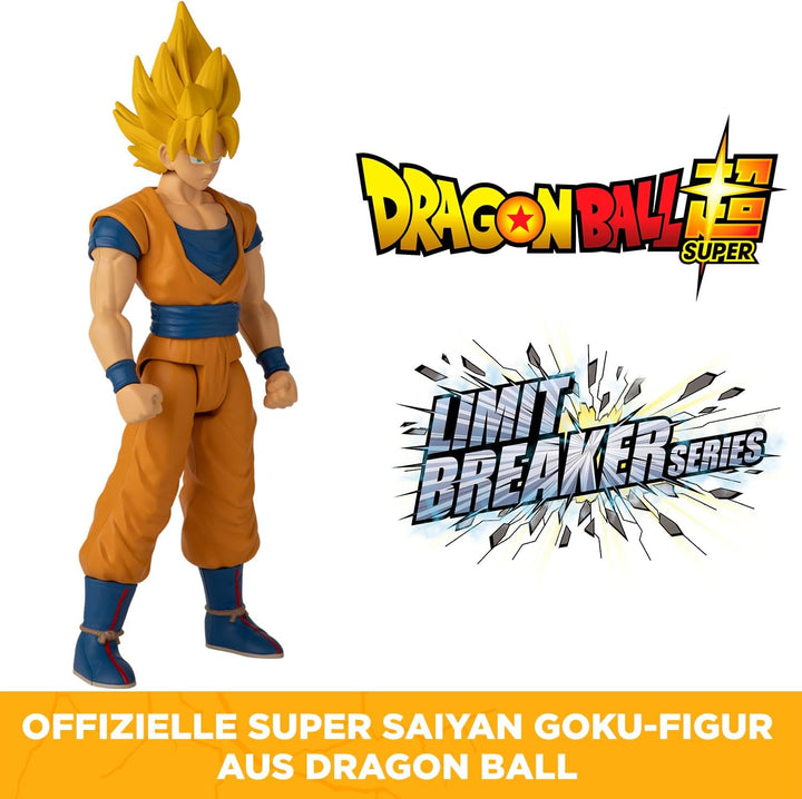 BANDAI - Dragon Ball Super - Riesenfigur Limit Breaker 30 cm - Super Saiyan Goku - Offizielle Dragon