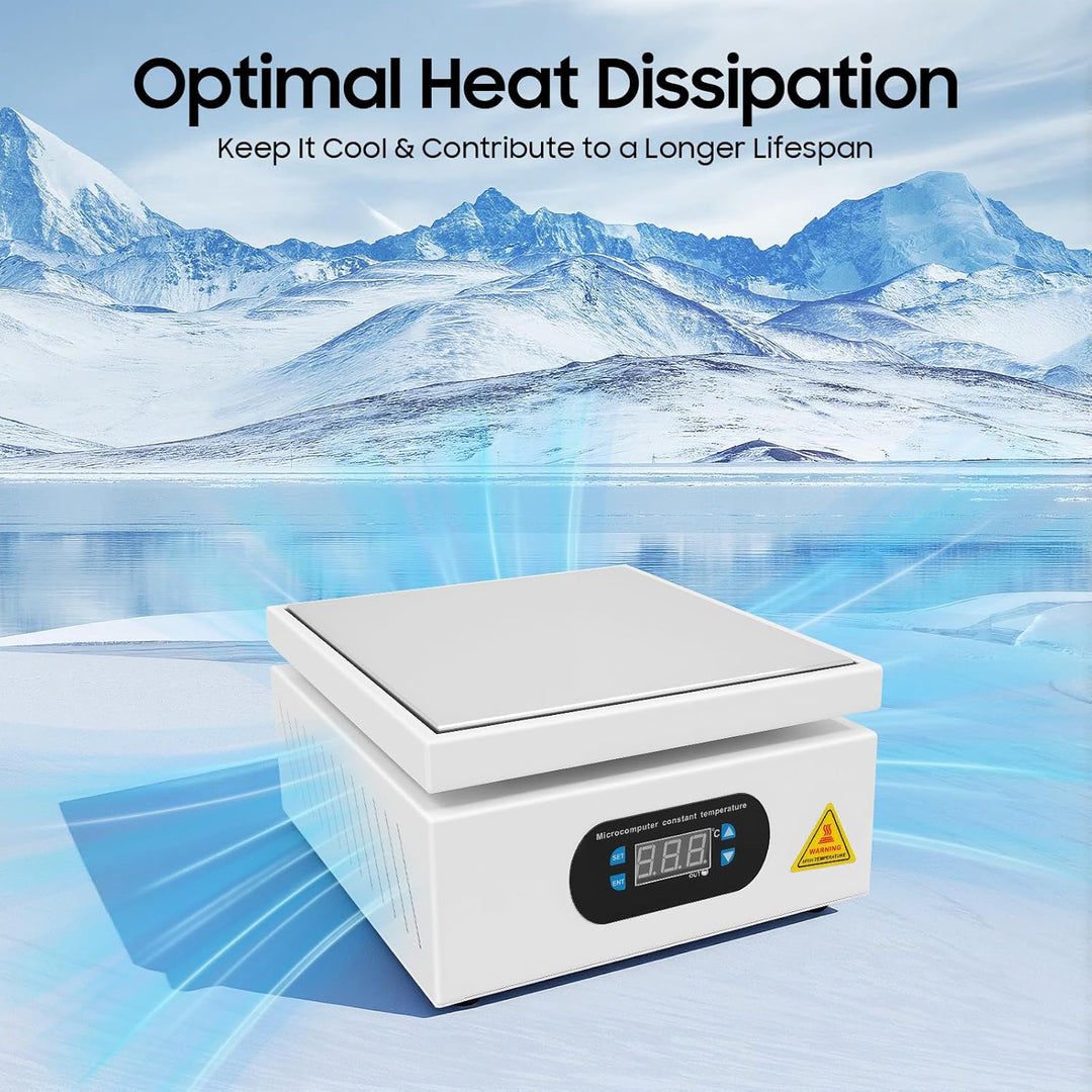 Vorwärmplatte Löt-Heizplatte 700W Elektrische Schweisser-Heizplatte, Präzise Temperaturkontrolle, Ko