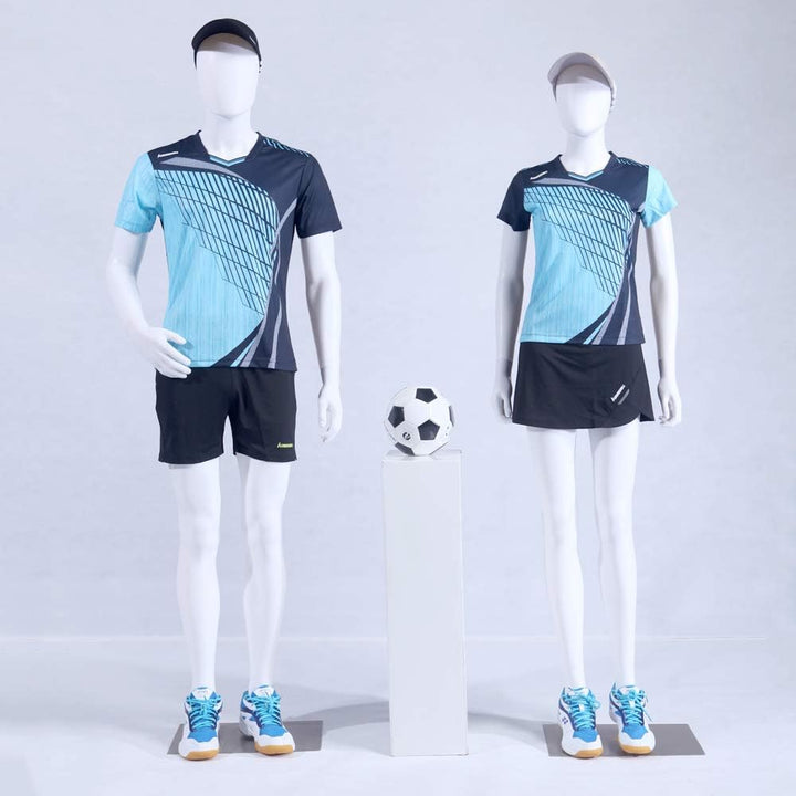 EurotonDisplay FC-11White weiss weibliche Schaufensterpuppe beweglich matt weiss (weiblich FC-11W),